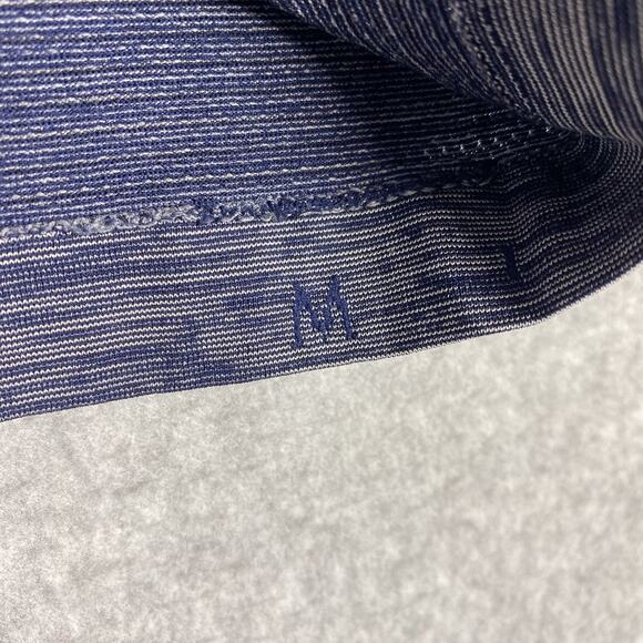 Lululemon Shirt Mens M Deep Navy White Metal Vent Tech Long Sleeve - Picture 8 of 8